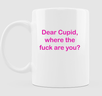 Dear Cupid pink bögre