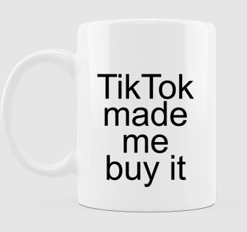 tiktok buy bögre