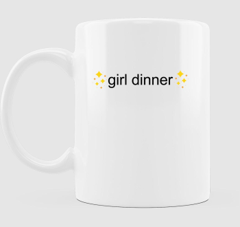 girl dinner bögre