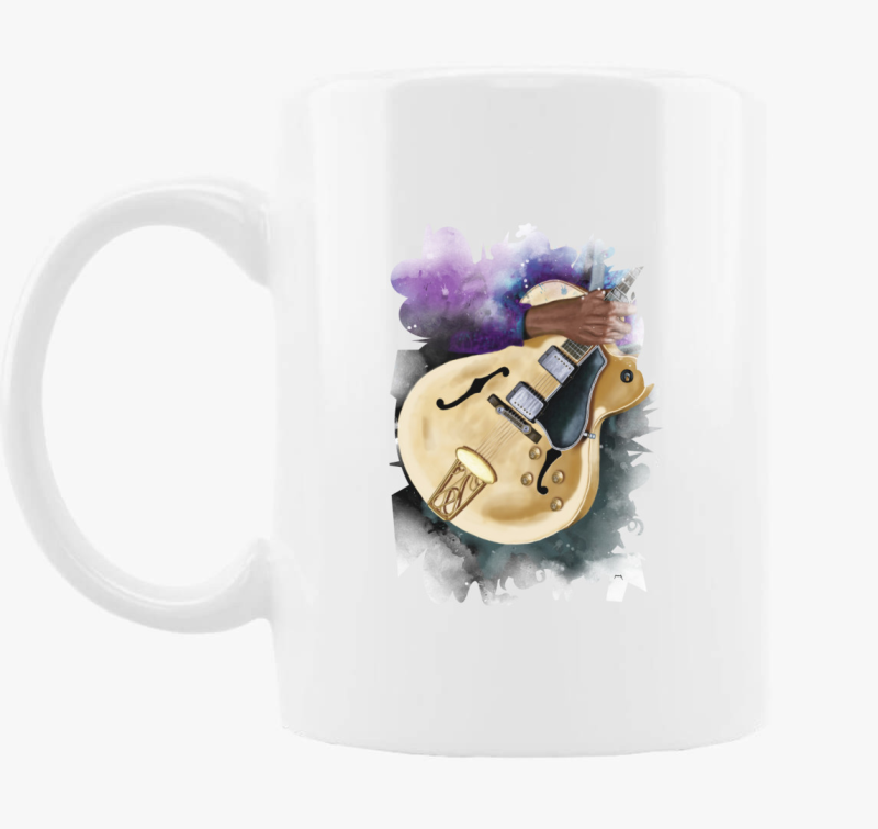 Chuck Berry gitár bögre