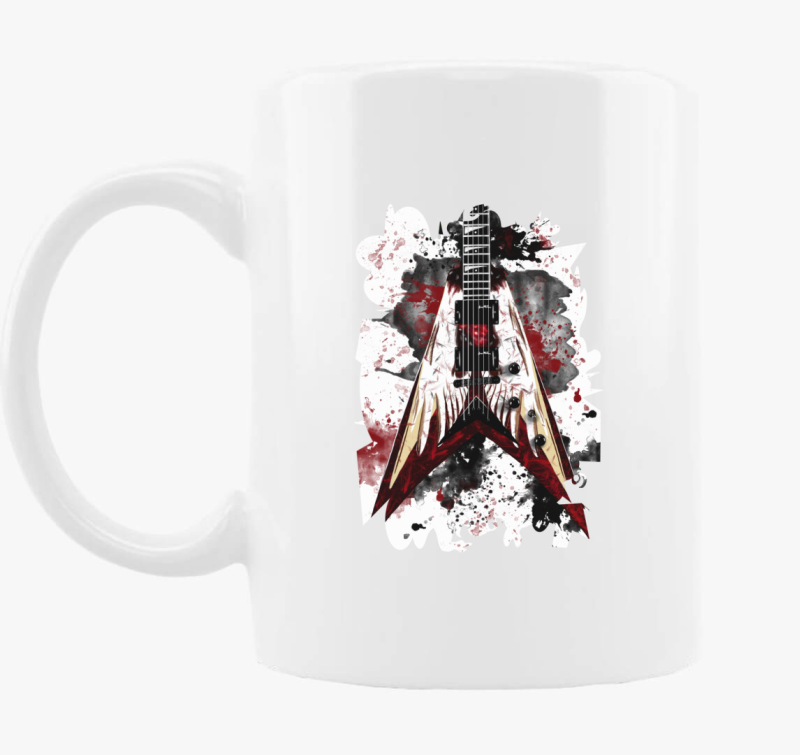 Dave Mustaine gitár bögre