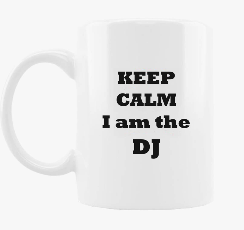 Keep calm DJ bögre