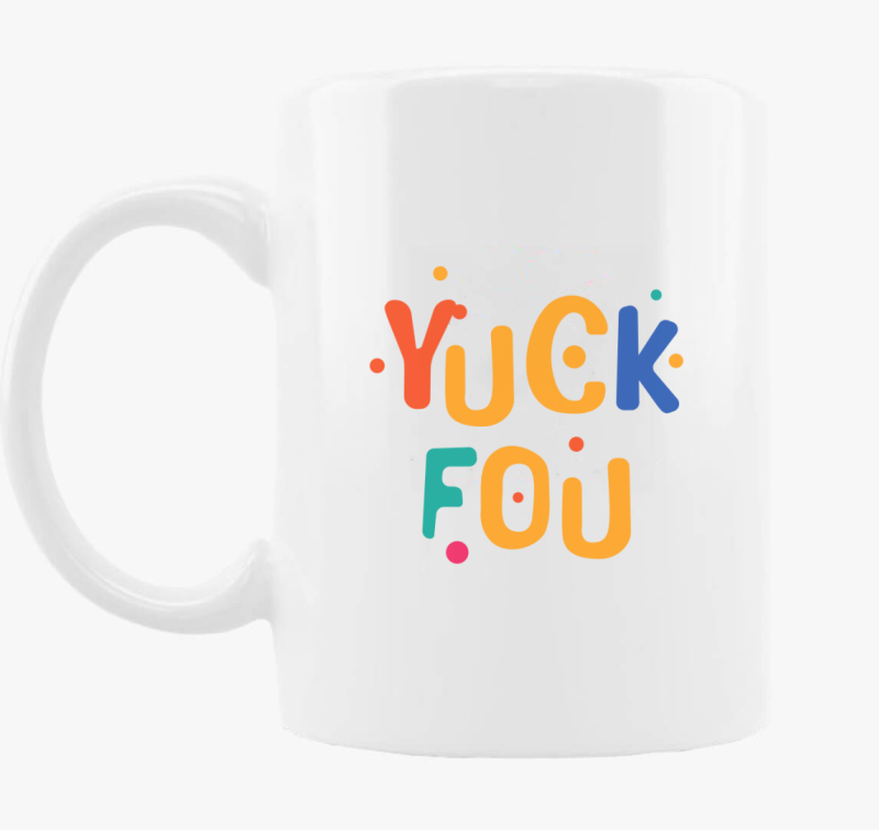 Yuck fou color bögre