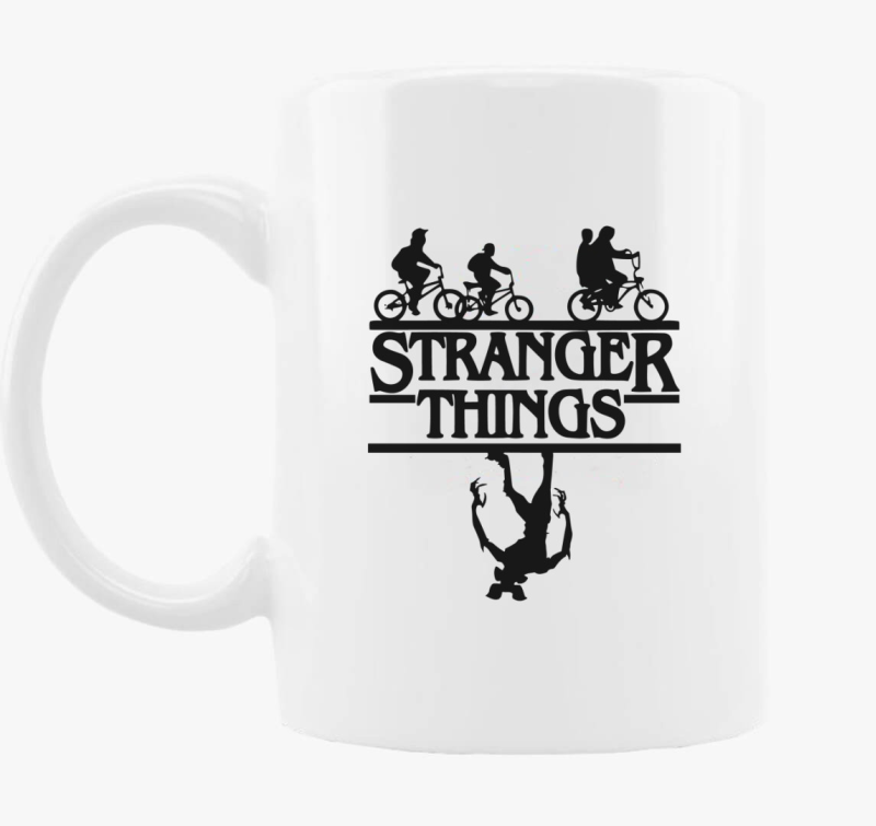 Stranger Things 2 sziluett bögre