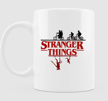 Stranger Things 3 sziluett bögre