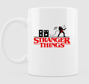 Stranger Things 4 sziluett bögre