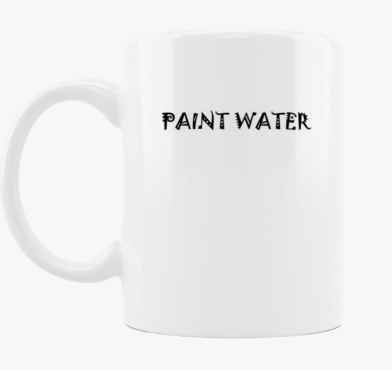 Paint water black bögre