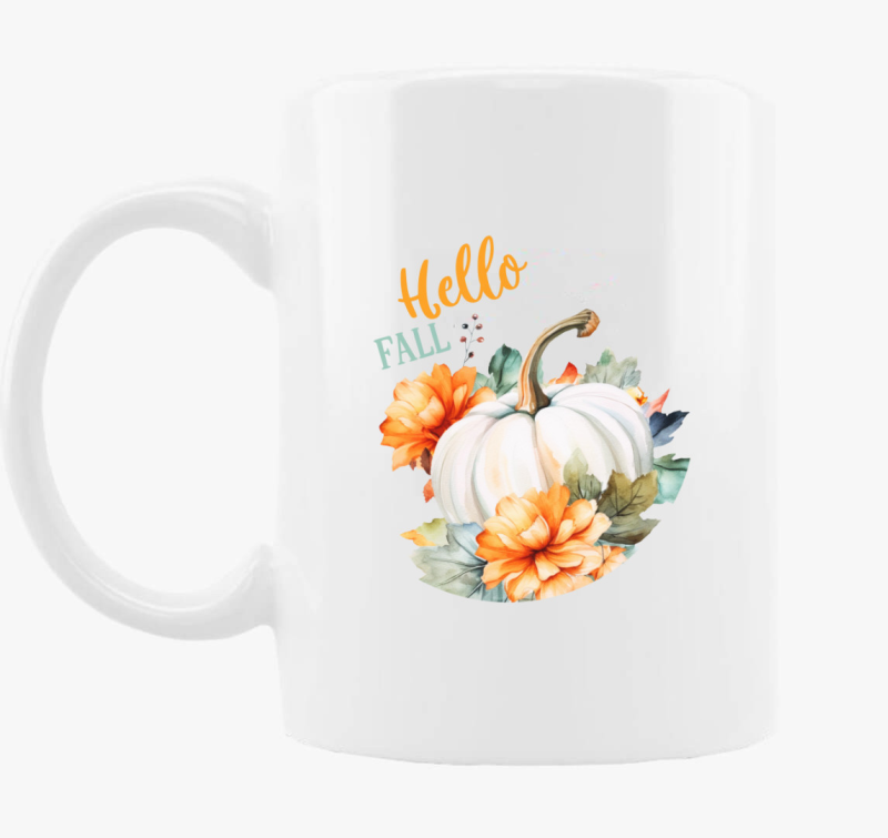 Hello fall pumpkin bögre