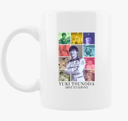 Yuki Tsunoda F1 bögre