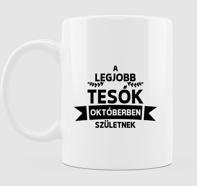 A legjobb tesók októberben születnek bögre