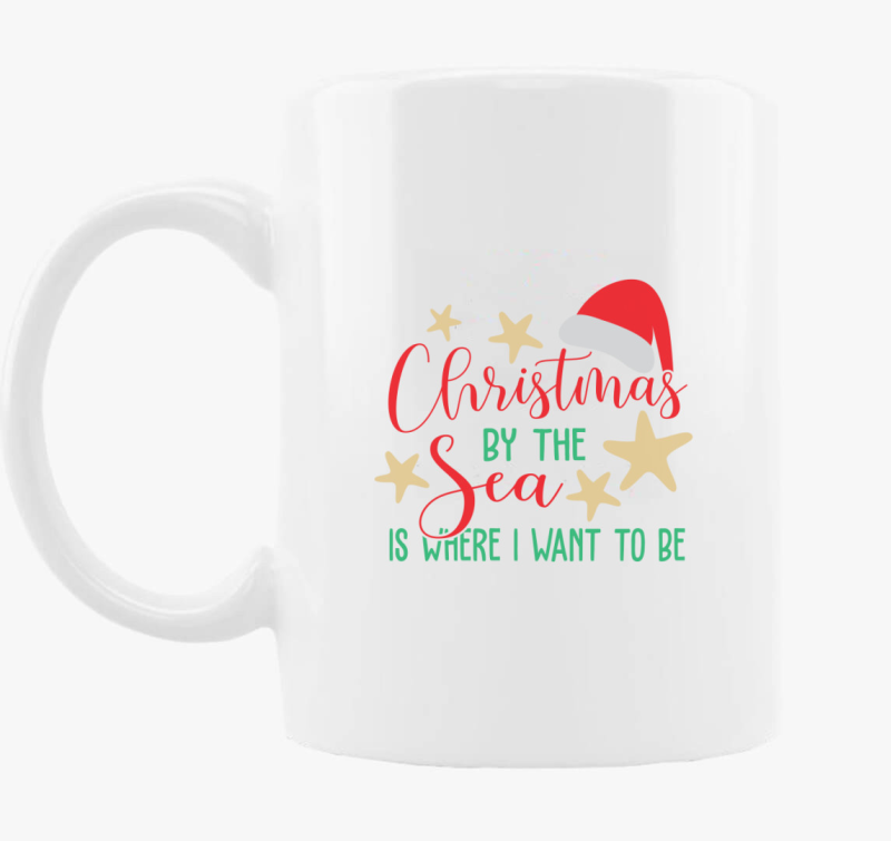 Xmas by the sea bögre