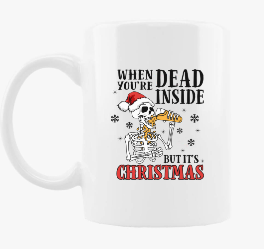 Xmas dead inside bögre