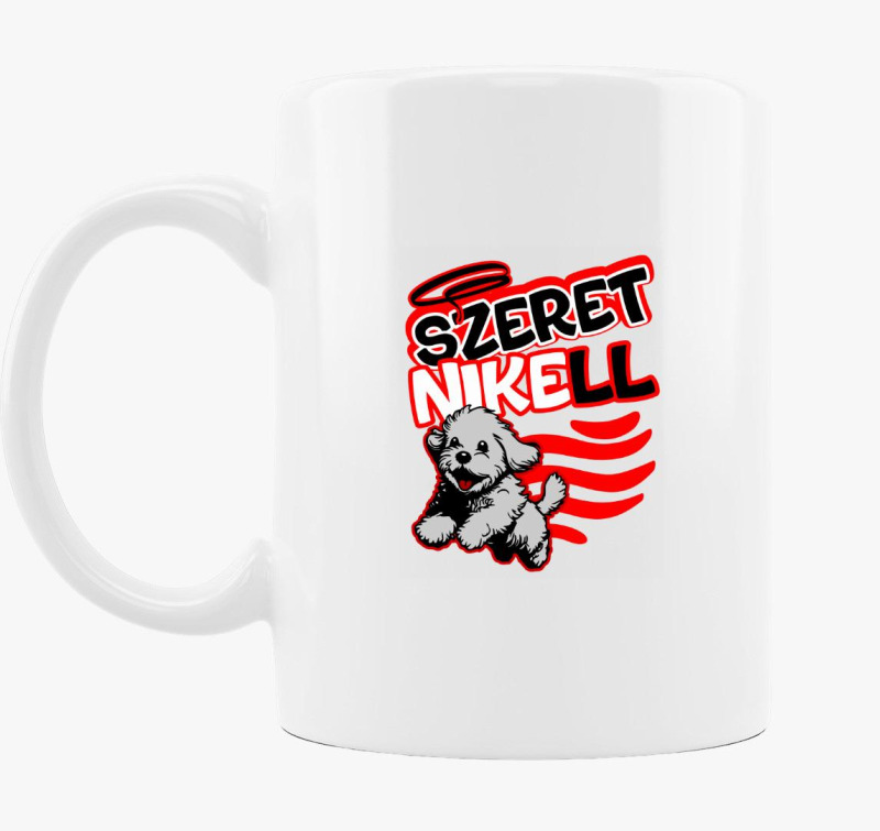 Szeretni kell kutyusos bögre