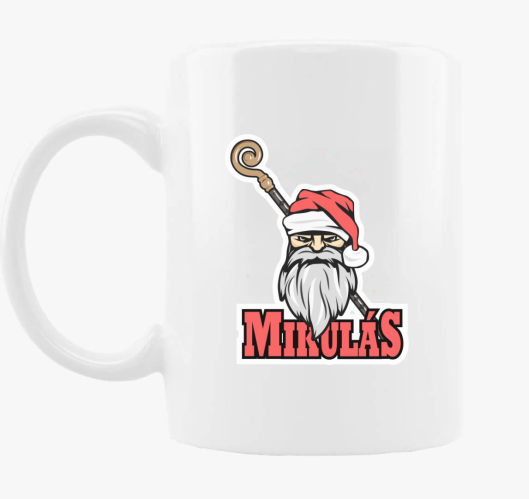 Pálcás Mikulás bögre
