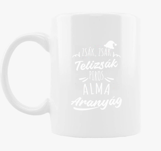 Zsák zsák telizsák bögre