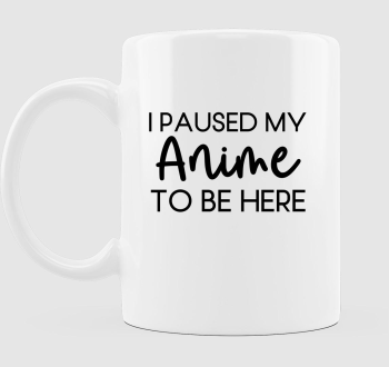 Anime paused bögre