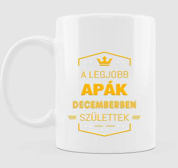 Legjobb apa december bögre