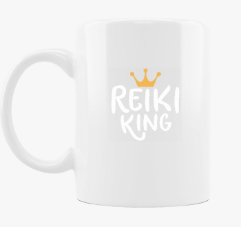 Reiki king fehér bögre