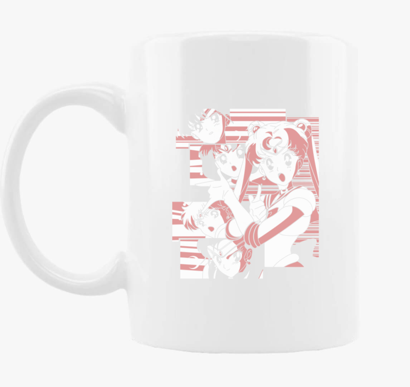 Sailor Moon - warrior girls bögre