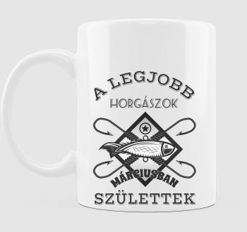 Legjobb horgász március bögre