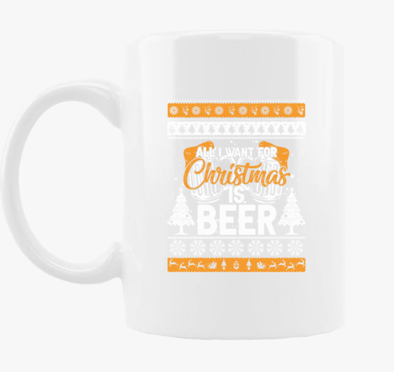 Karácsonyra csak sört kérek bögre