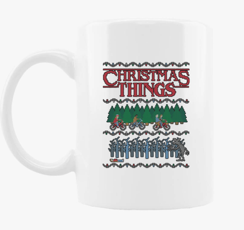 Christmas Things - Stranger Things bögre