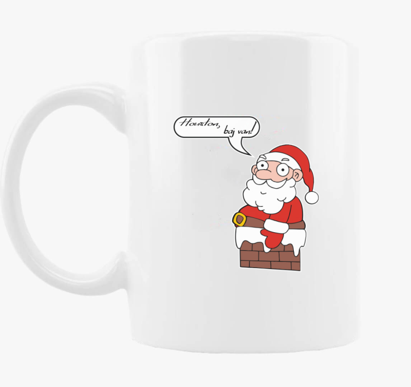 Mikulás a pácban bögre