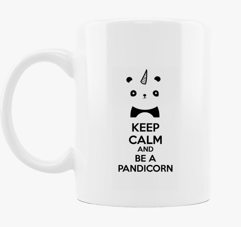 Keep calm and be a pandicorn bögre