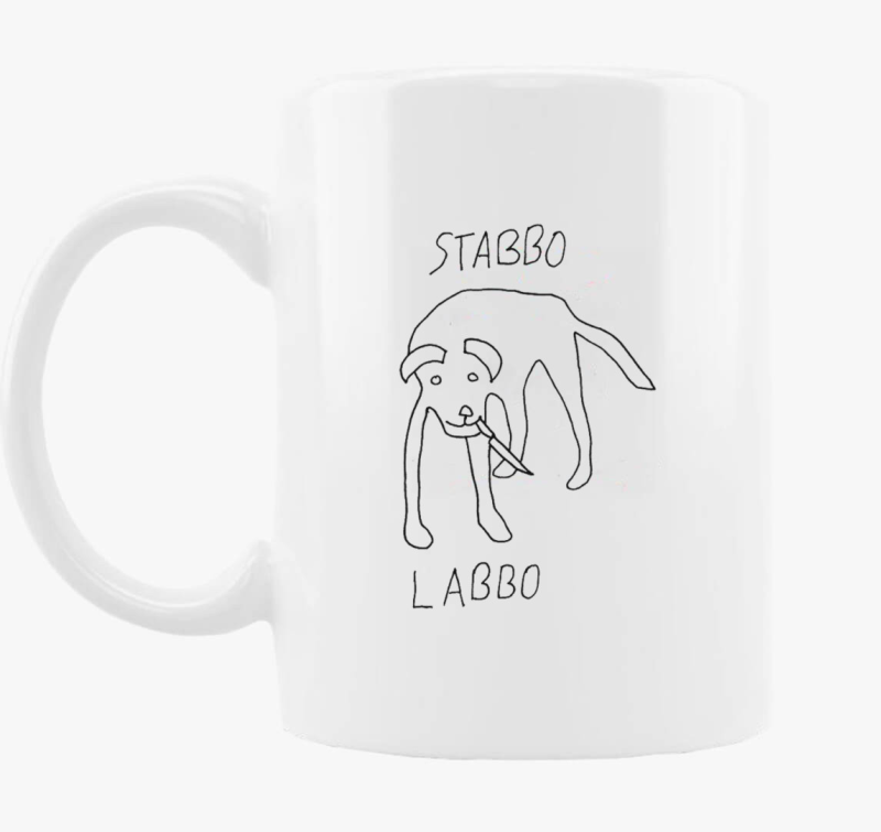 Stabbo labbo fekete bögre