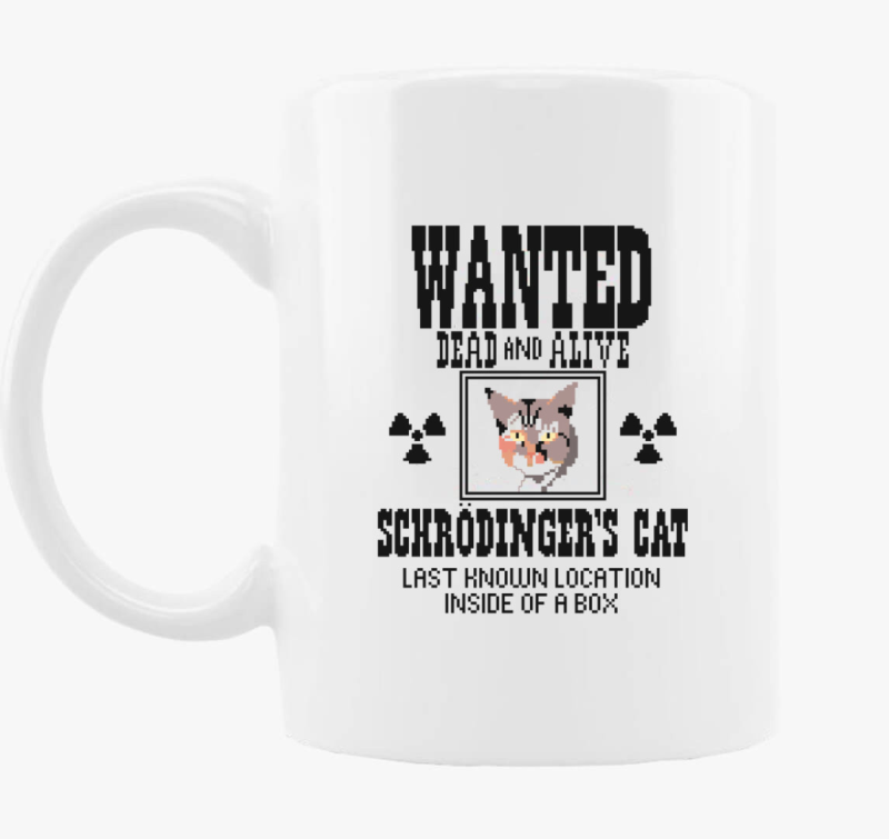 Schrödinger Macskája bögre