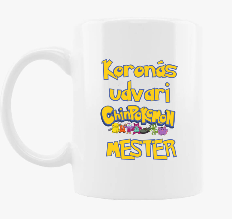 Koronás Udvari Chinpoko Mester bögre