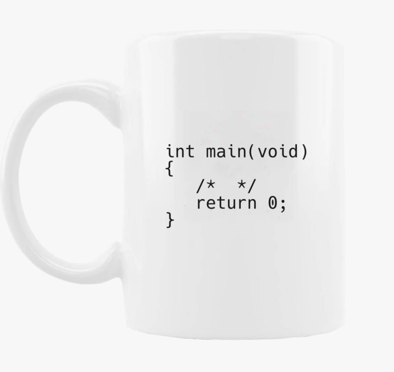 Kódsoros bögre, codereknek