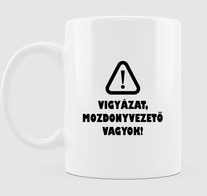 Mozdonyvezető vagyok bögre