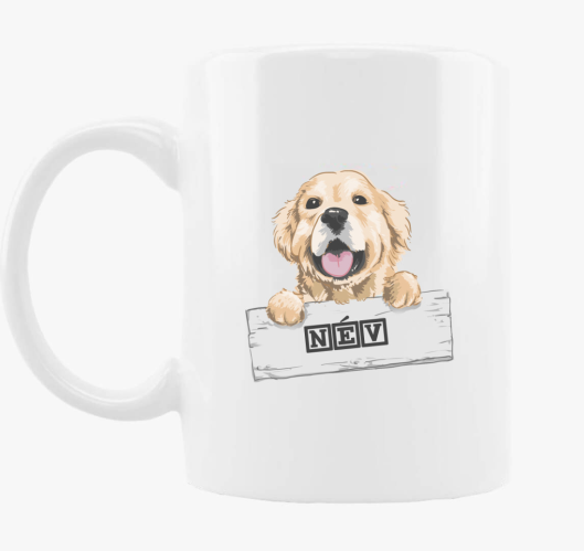 Golden retrieveres bögre - Vál...