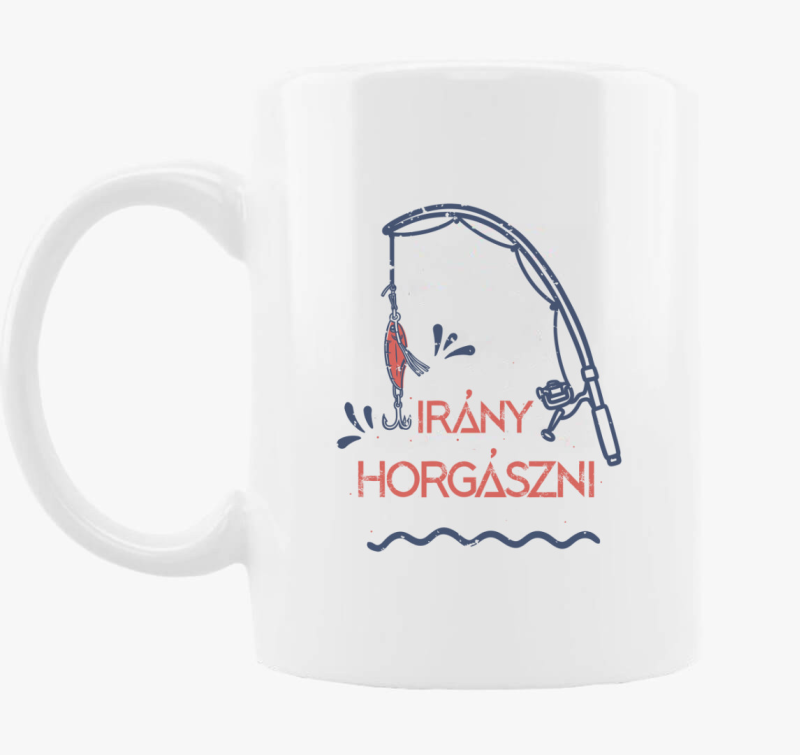 Irány horgászni bögre