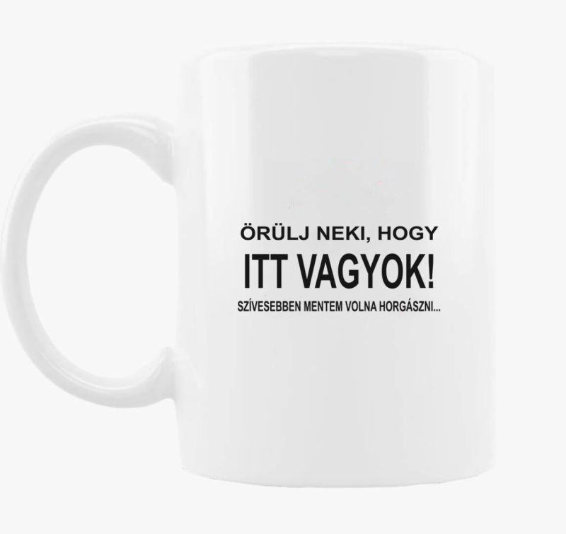 Inkább mentem volna horgászni bögre