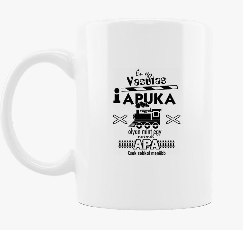Vasutas apuka bögre