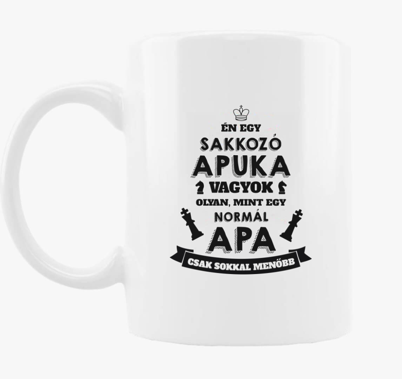 Sakkozó apuka bögre
