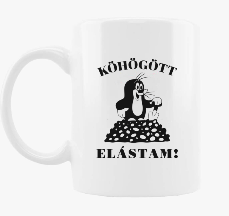 Köhögött elástam bögre