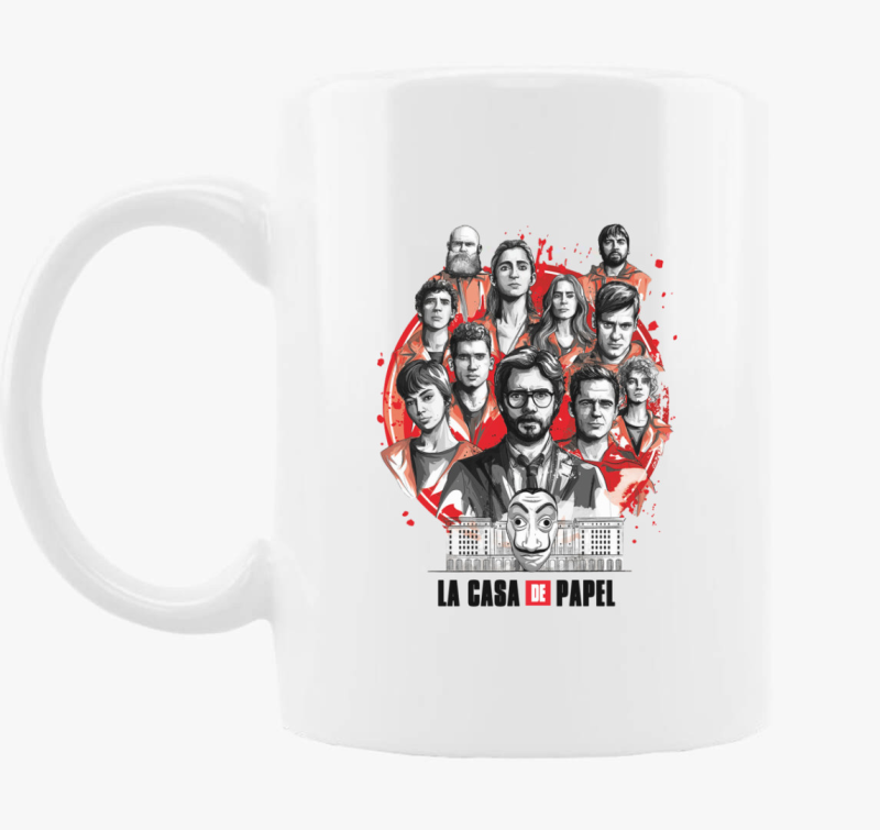 A nagy pénzrablás - La Casa de Papel bögre