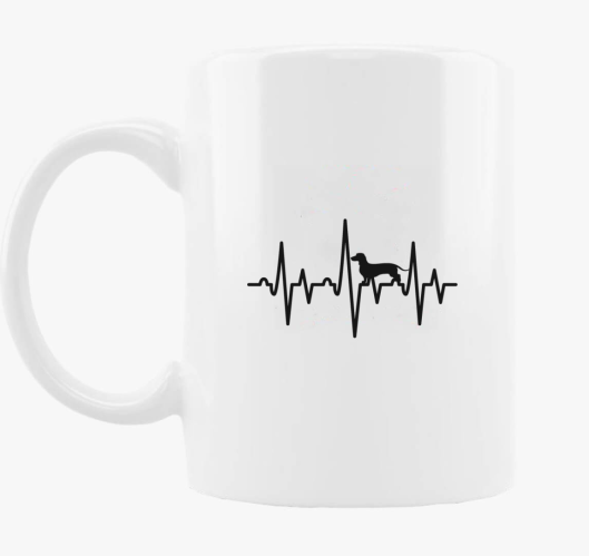 Tacsis szívhang bögre