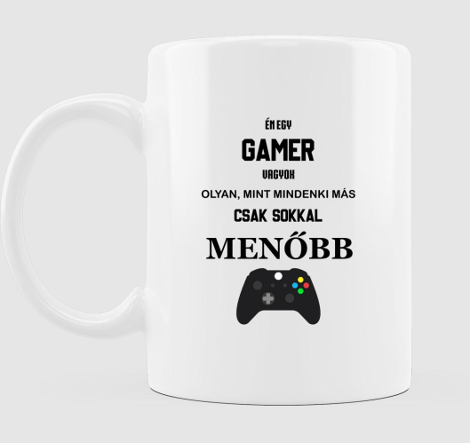 Menő gamer bögre (xbox változa...