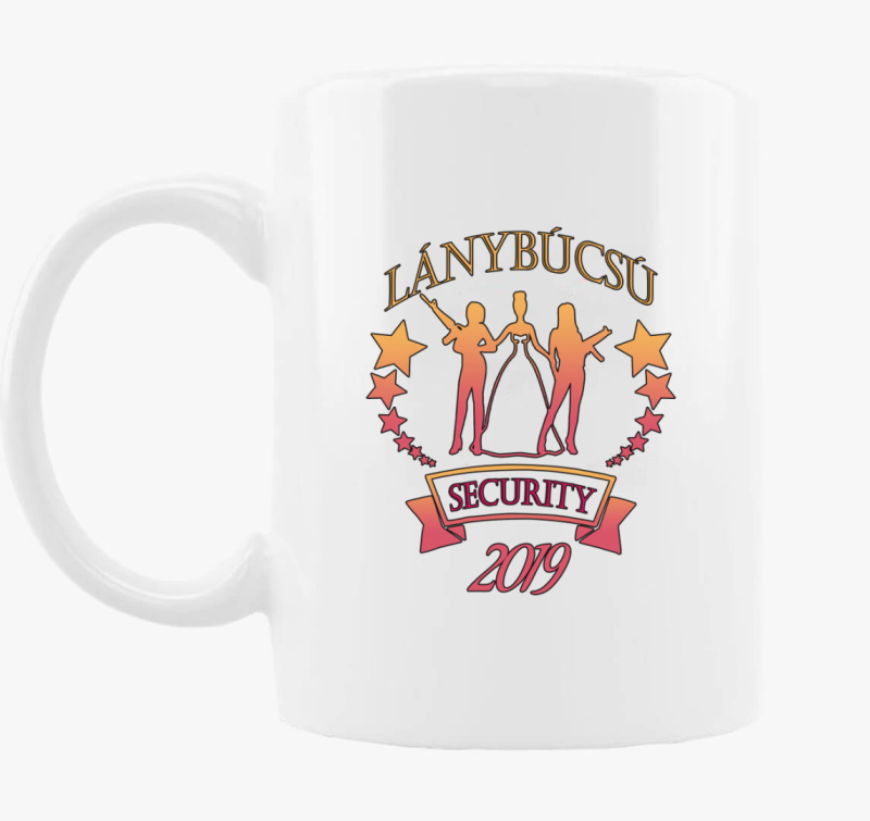 Lánybúcsú security bögre