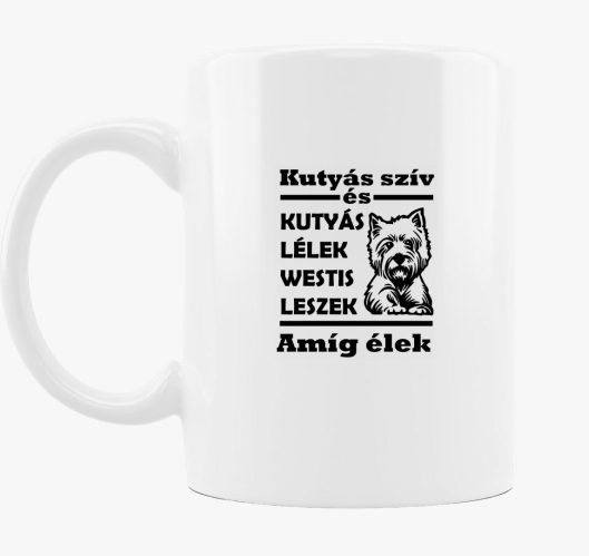 Westis leszek amíg élek bögre...