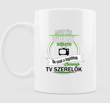 TV szerelő bögre