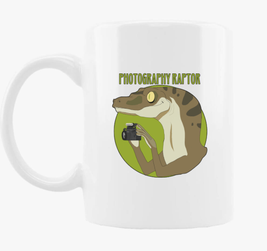 Fotográf Raptor bögre