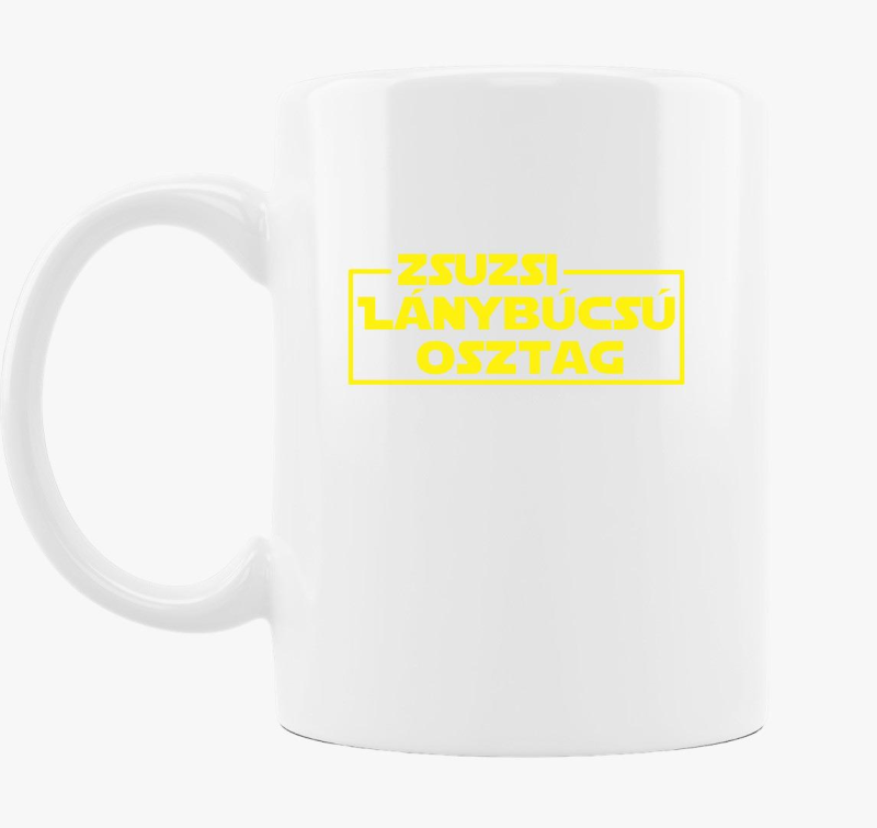 Lánybúcsú Osztag bögre -  Választható Névvel 