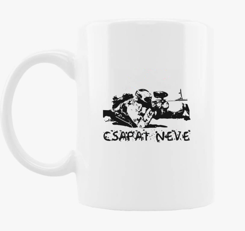 Paintballos bögre  - megadható csapatnévvel -