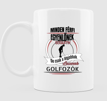 A legjobbak lesznek golfozók bögre