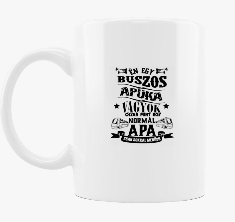 Buszos apuka bögre